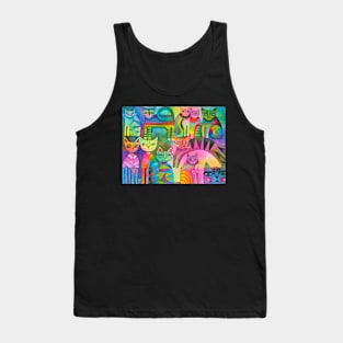 Pyjama Cats Tank Top